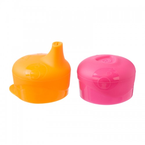 B.box Silicone lids Travel Pack (1 Spout Lid + 1 Straw Lid + 1 Straw)